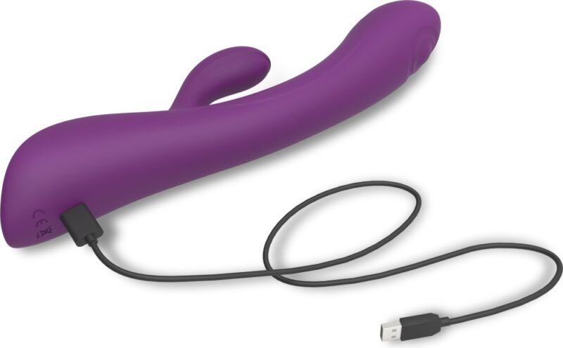 Bunny & Clyde – Vibratore rabbit viola in silicone
